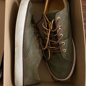 Sperry Gold Cup Haven Olive LEATHER Sneaker